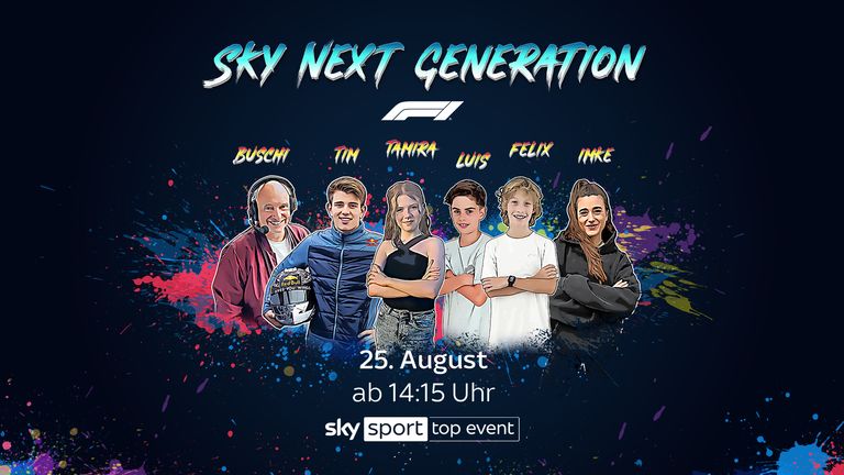 Der Große Preis der Niederlande mit den Sky Next Generation Kids Reportern - LIVE am 25. August bei Sky!