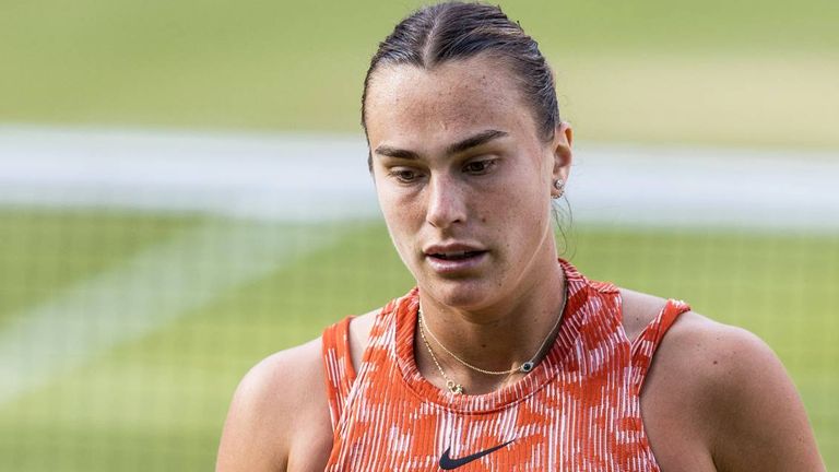 Aryna Sabalenka fällt für Wimbledon aus. 