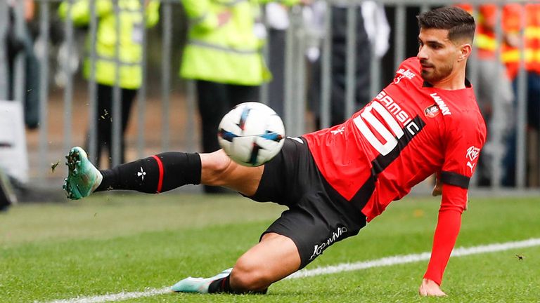 Martin Terrier trägt zukünftig das Trikot von Bayer Leverkusen. 