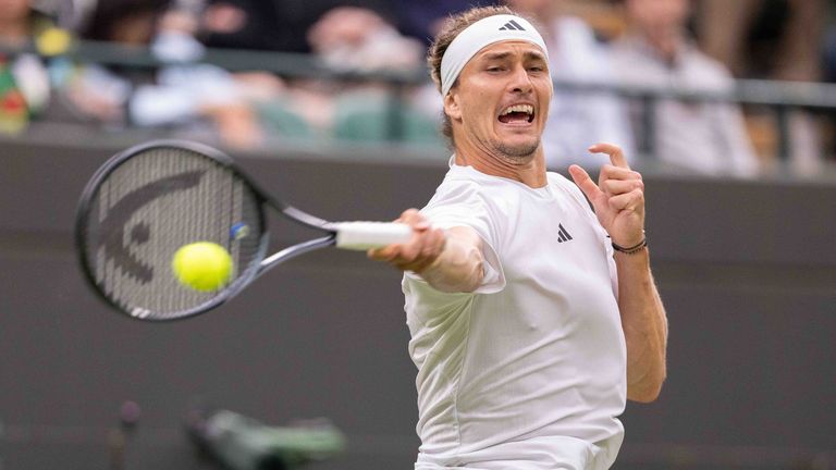Alexander Zverev steht nach einem Sieg gegen Cameron Norrie im Achtelfinale von Wimbledon.