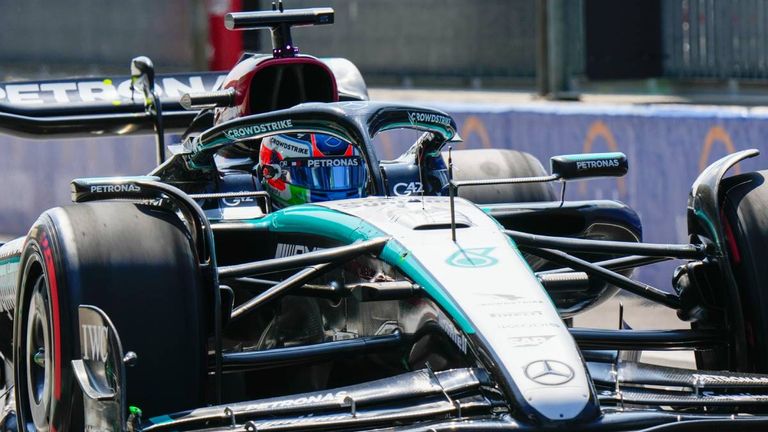 Mercedes-Nachwuchstalent Antonelli durfte in Monza an seinem ersten offiziellen F1-Training teilnehmen.