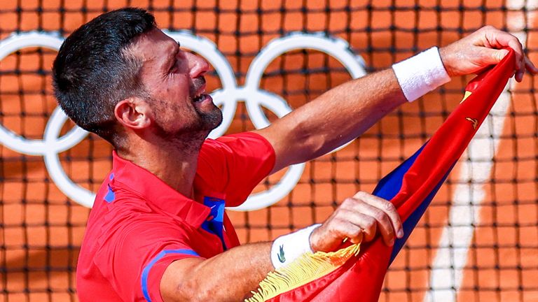 Novak Djokovic hat nun auch Olympia-Gold in seiner Sammlung. 