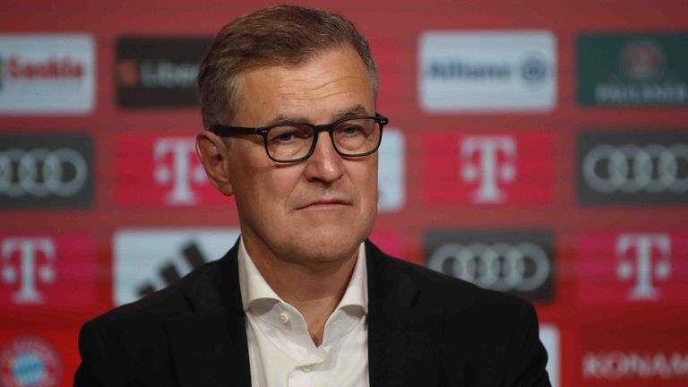 Bayerns Vorstandsvorsitzender Jan-Christian Dreesen reagiert auf die Aussagen aus Leverkusen zu Max Eberl.