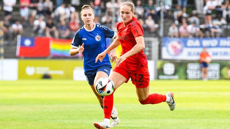 Die Bayern-Frauen gewinnen knapp in Potsdam.