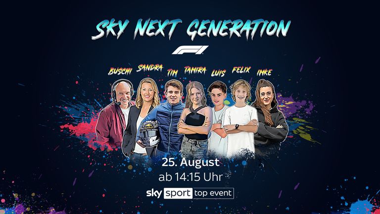 Der Große Preis der Niederlande mit den Sky Next Generation Kids Reportern - LIVE am 25. August bei Sky!