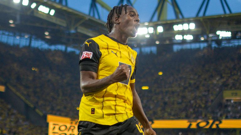 Jamie Gittens wurde gegen Eintracht Frankfurt zum BVB-Matchwinner.