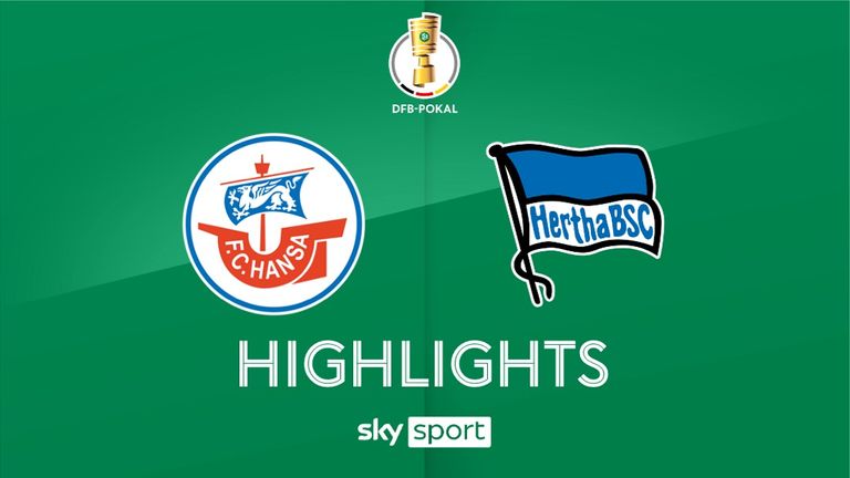 Runde 1: Hansa Rostock - Hertha - 2024/25 - DFB Pokal
