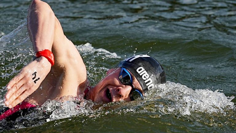 Oliver Klemet hat im Freiwasser überraschend die Silbermedaille gewonnen. 