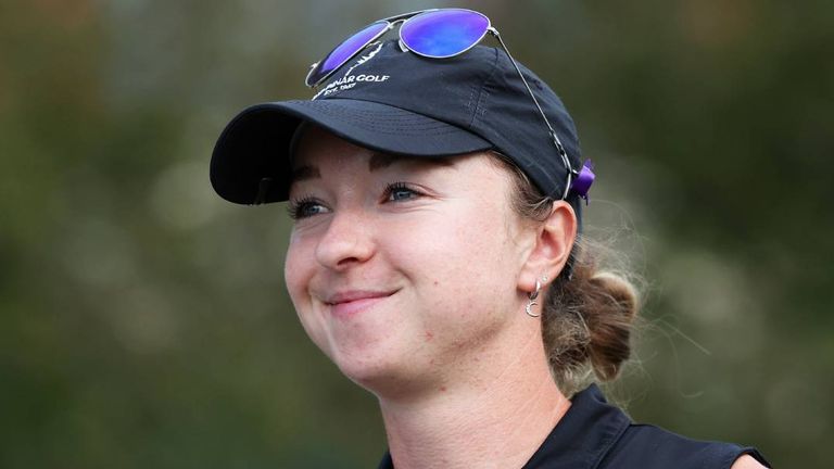 Die deutsche Golferin Polly Mack sorgt in Portland für Aufsehen. 