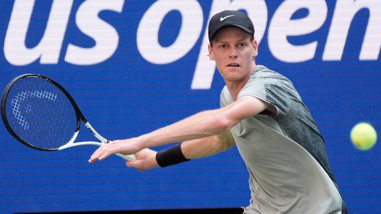 Jannik Sinner steht in der zweiten Runde bei den US Open.