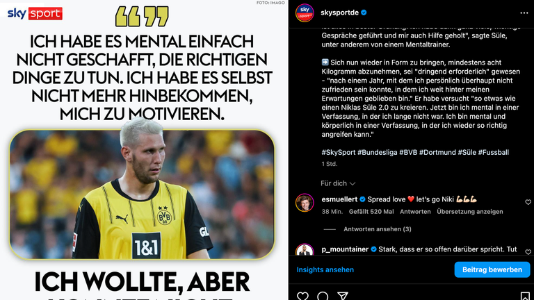 Auch Bayern-Star Thomas Müller zeigt sich erfreut über die Entwicklung seines ehemaligen Teamkollegen Niklas Süle.