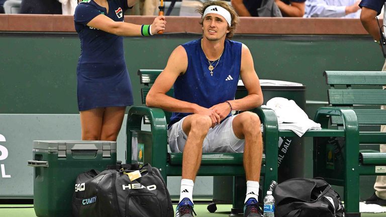 Alexander Zevrev plagen gesundheitliche Sorgen vor den US Open.