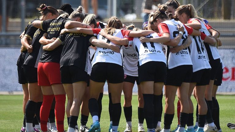 EIntrach Frankfurt-Frauen fliegen aus der Champions League.