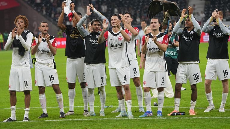 Feiern die Eintracht-Stars auch am Donnerstag in der Europa League?