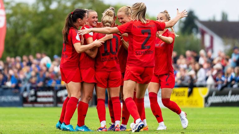 Die Bayern-Frauen haben ihre Pokal-Aufgabe in Sand souverän gelöst. 