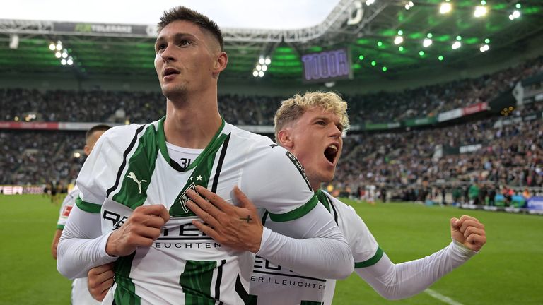 Gladbach hat dank des späten Treffers von Cvancara doch noch gegen Union Berlin gewonnen.