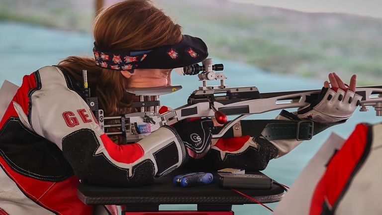 Sportschützin Natascha Hiltrop gewinnt Gold und beendet eine jahrelange Durststrecke.