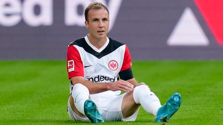 Mario Götze spielt seit 2022 für Eintracht Frankfurt.