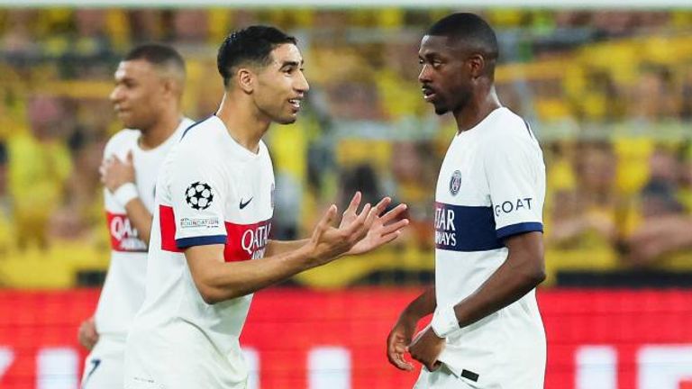 Ousmane Dembele ist nicht Teil des CL-Kaders von PSG gegen den FC Arsenal. 