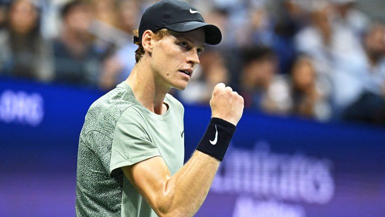 Jannik Sinner steht bei den US Open im Viertelfinale.