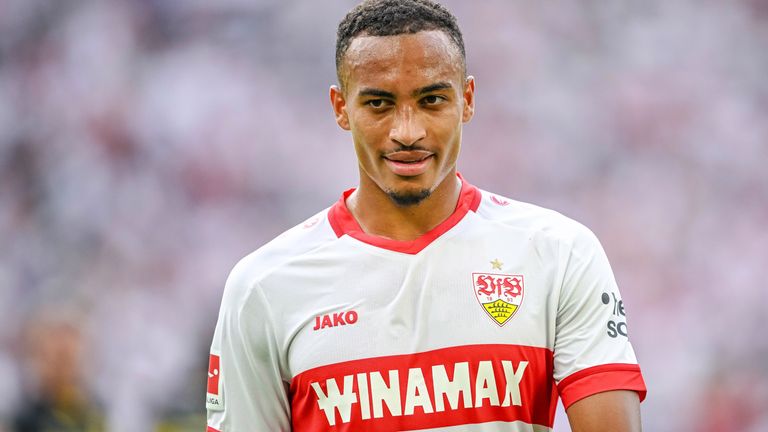 Jamie Leweling spielt beim VfB Stuttgart groß auf.