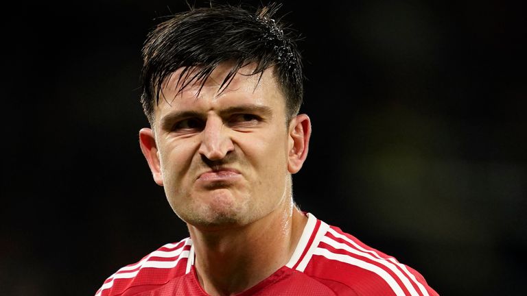 Manchester Uniteds Harry Maguire spielt mit den Red Devils zum Auftakt der Europa League zu Hause nur remis. 