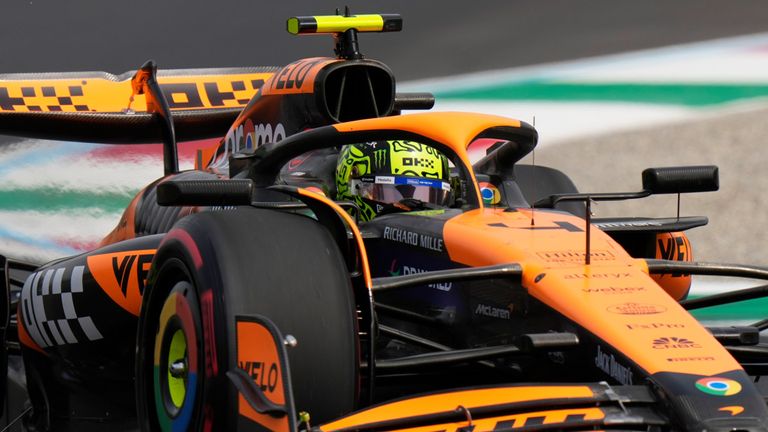 Lando Norris (McLaren) in Monza.