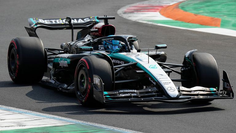 George Russell (Mercedes) in Monza.