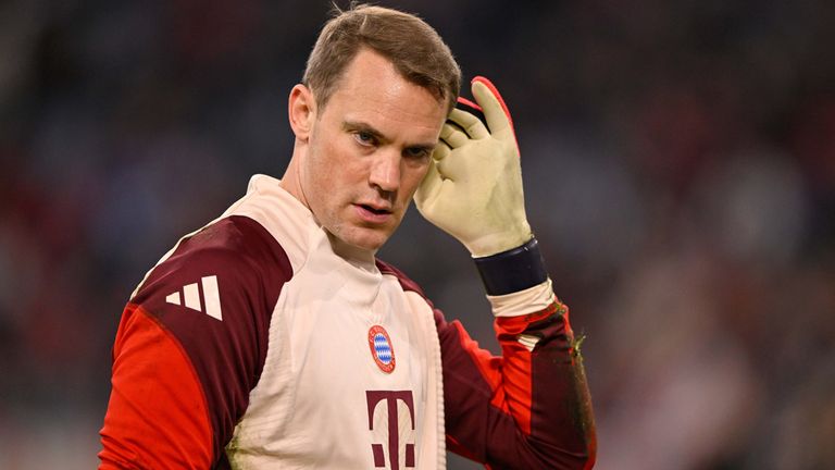 Manuel Neuer musste beim CL-Spiel gegen Zagreb zur Halbzeit ausgewechselt werden.