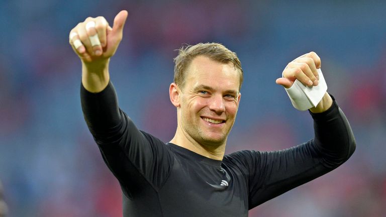 Manuel Neuer ist rechtzeitig fit geworden für das Topspiel gegen Bayer Leverkusen. 