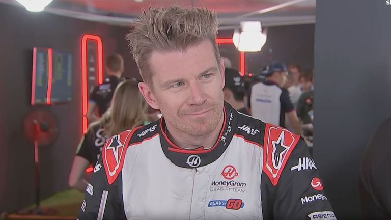 Haas-Pilot Nico Hülkenberg verpasst beim GP von Aserbaidschan die Punkteränge ganz knapp.