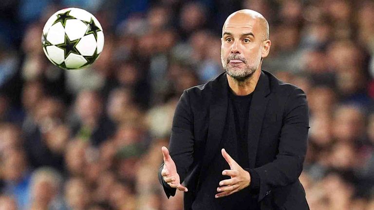 Pep Guardiola ist mit dem Unentschieden gegen Inter Mailand zufrieden.