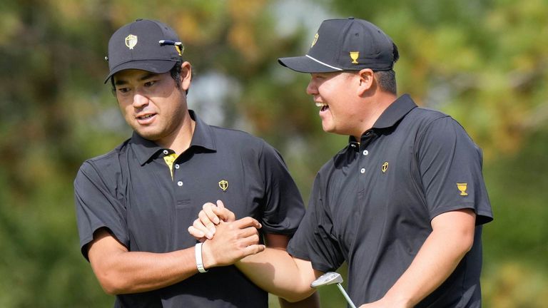 Das Internationale Team feiert sensationelles Comeback gegen die USA im Royal Montreal Golf Club.