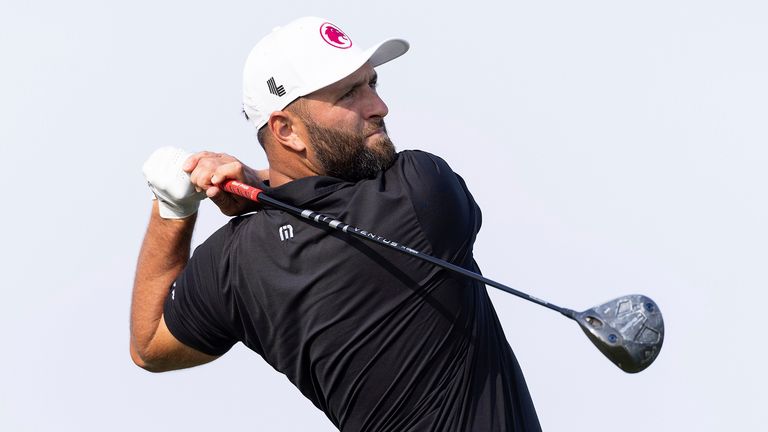 Jon Rahm ist einer der Topstras bei den acciona Open de Espana presented by Madrid.