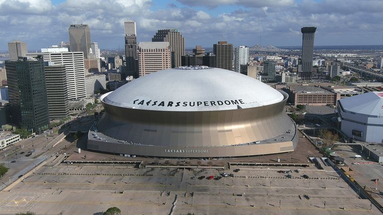 Im Caesars Superdome in New Orleans findet im Februar 2025 der 59. Super Bowl statt.