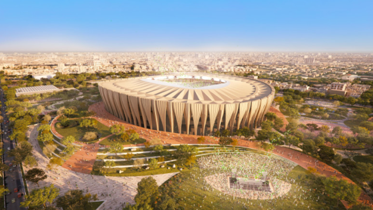 Prince Faisal Bin Fahad Sports City Stadium in Riyadh | Kapazität: 46,865 (Quelle: saudi2034bid.com)