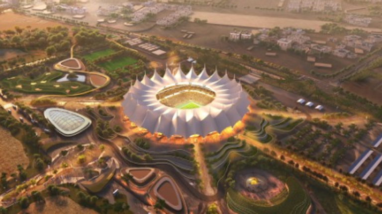 King Fahad Sports City Stadium in Riyadh | Kapazität: 70,200 (Quelle: saudi2034bid.com)