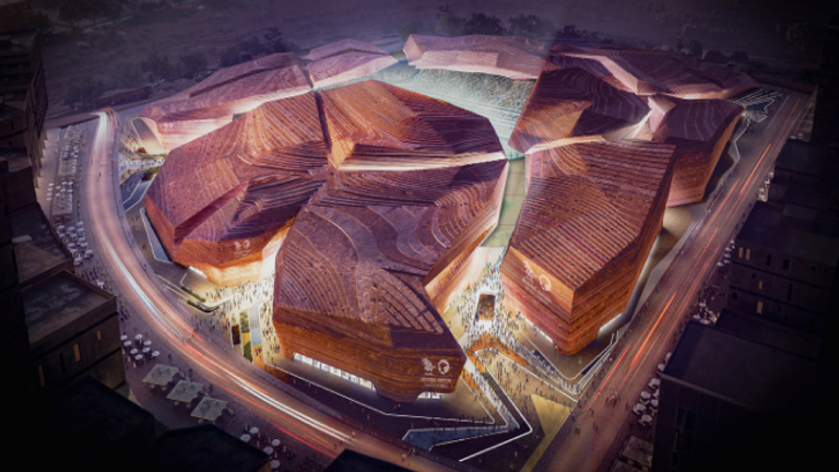 New Murraba Stadium in Riyadh | Kapazität: 46,010 (Quelle: saudi2034bid.com)