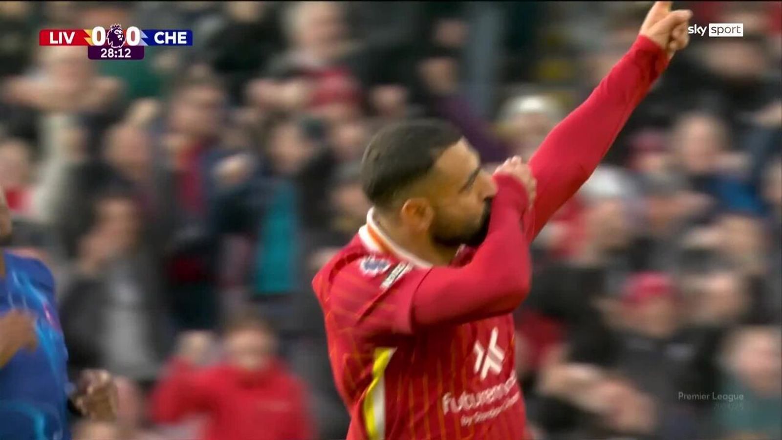 LIVERPOOL 10 Chelsea ElfmeterTor von Salah (29. Min.) InMatch