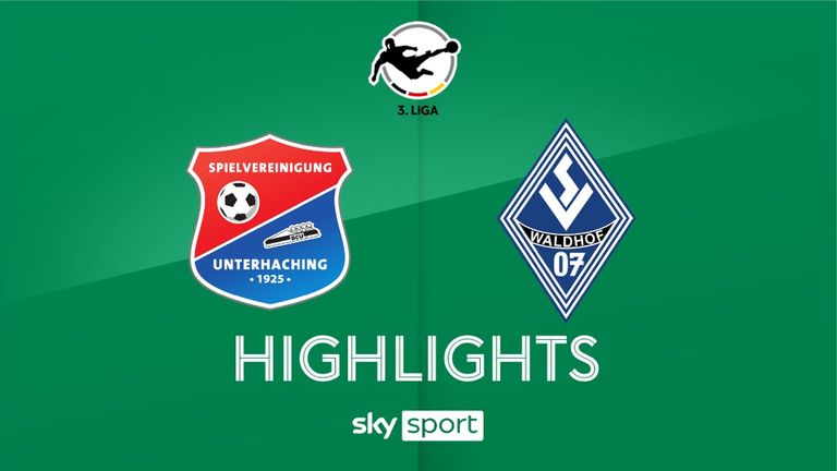 Spieltag 13: SpVgg Unterhaching - SV Waldhof Mannheim - 2024/25 - 3. Liga











