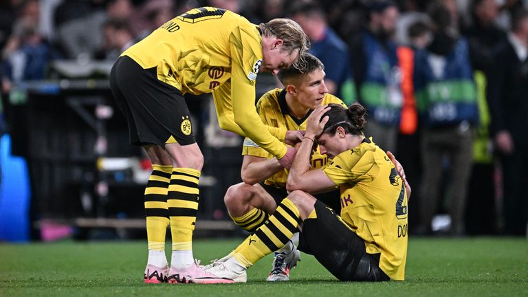 Groß war die Enttäuschung nach dem verlorenen Champions-League-Finale bei den Spielern des BVB.