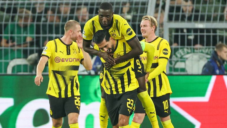 Guirassy trifft bei Dortmunds Kantersieg in der CL doppelt.