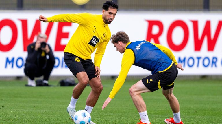 Der BVB trainiert vor dem Champions-League-Spiel gegen Madrid in Dortmund.