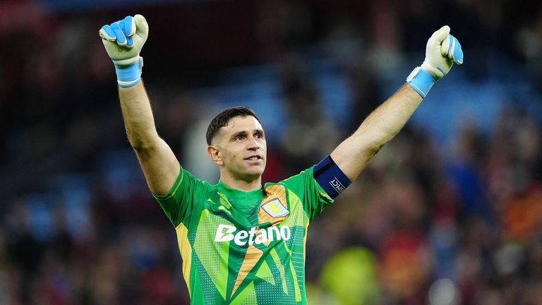 PLATZ 18: Emiliano Martinez (Aston Villa/Argentinien)  