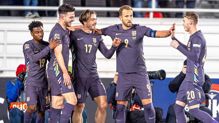 England jubelt in der Nations League in Finnland.