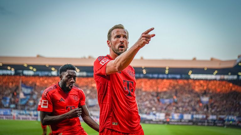 Der FC Bayern mit Harry Kane empfängt am Samstag Union Berlin.