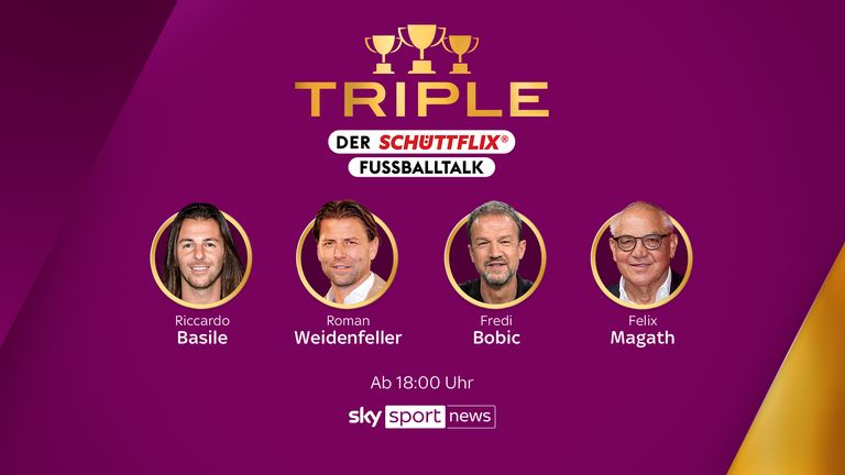 In jeder Champions-League-Woche gibt es "Triple – der Schüttflix Fußballtalk". Heutiger Gast: Felix Magath