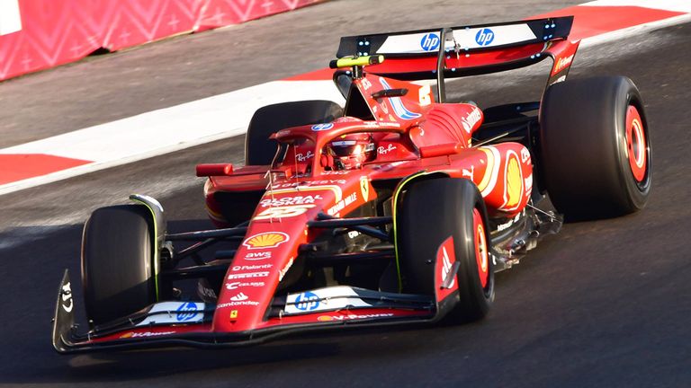 Carlos Sainz (Ferrari) in Mexiko.