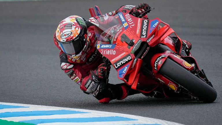 Francesco Bagnaia gewinnt den Japan-GP.