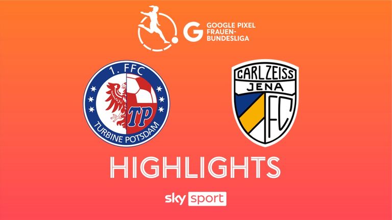 Spieltag 8: 1. FFC Turbine Potsdam - Carl Zeiss Jena - 2024/25 - Frauen Bundesliga